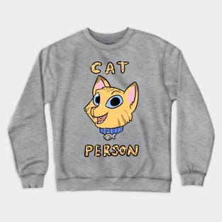 Cat person Crewneck Sweatshirt